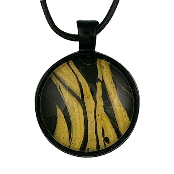 Necklaces - Elegant Abstracts - Black and Gold – 1