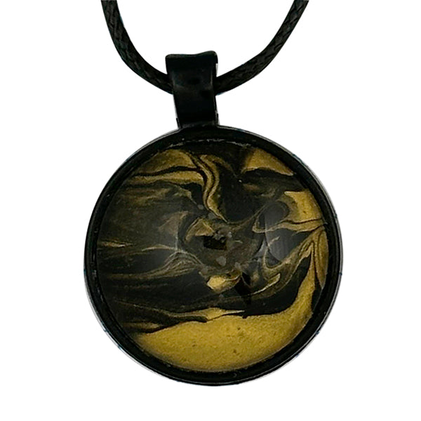 Necklaces - Elegant Abstracts - Black and Gold – 1
